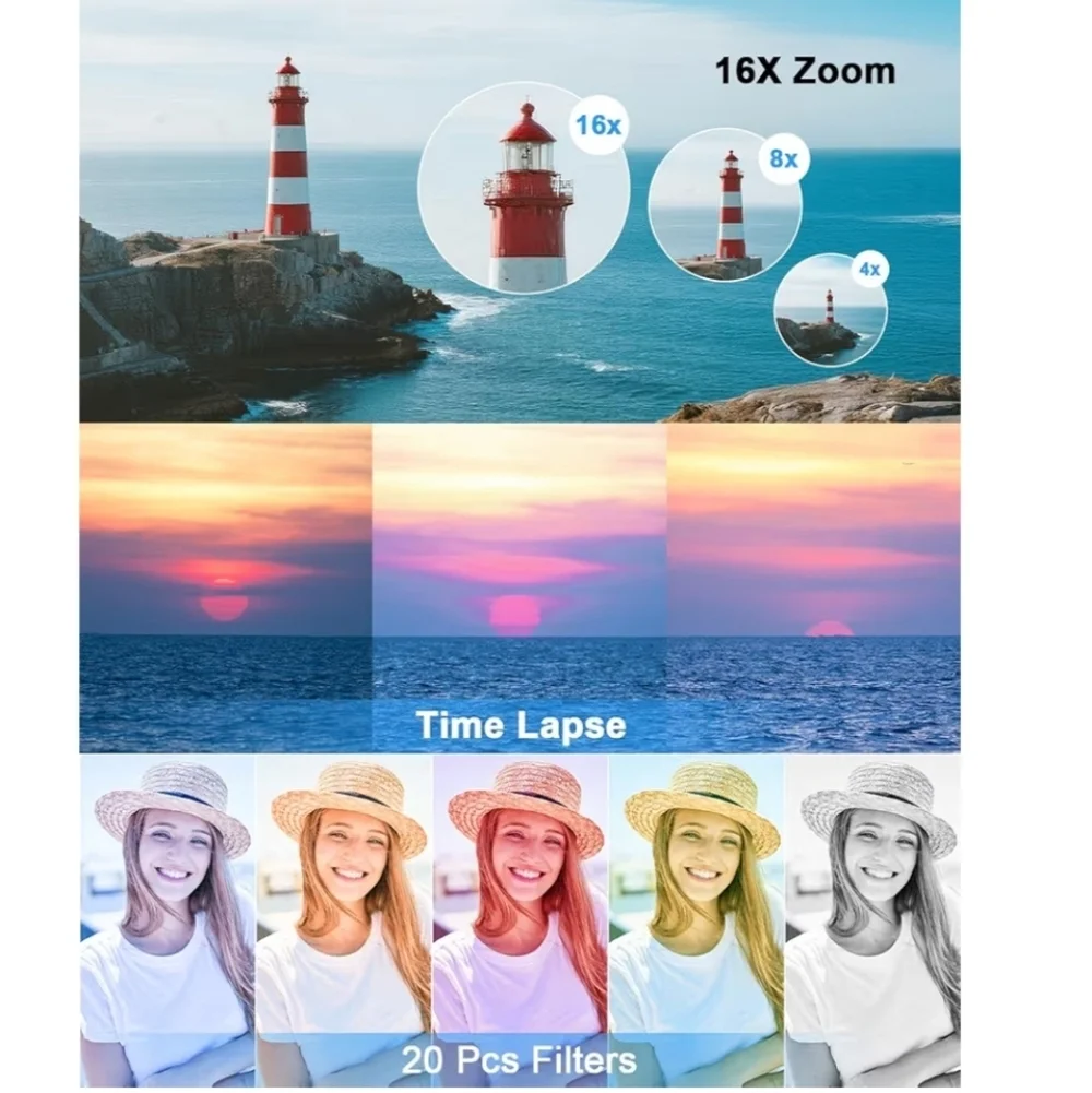 4K Digital Camera White
